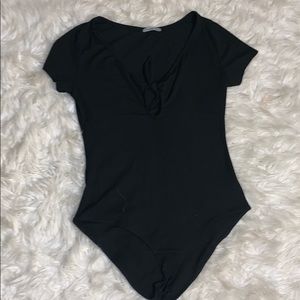 Black Charlotte Russe Bodysuit